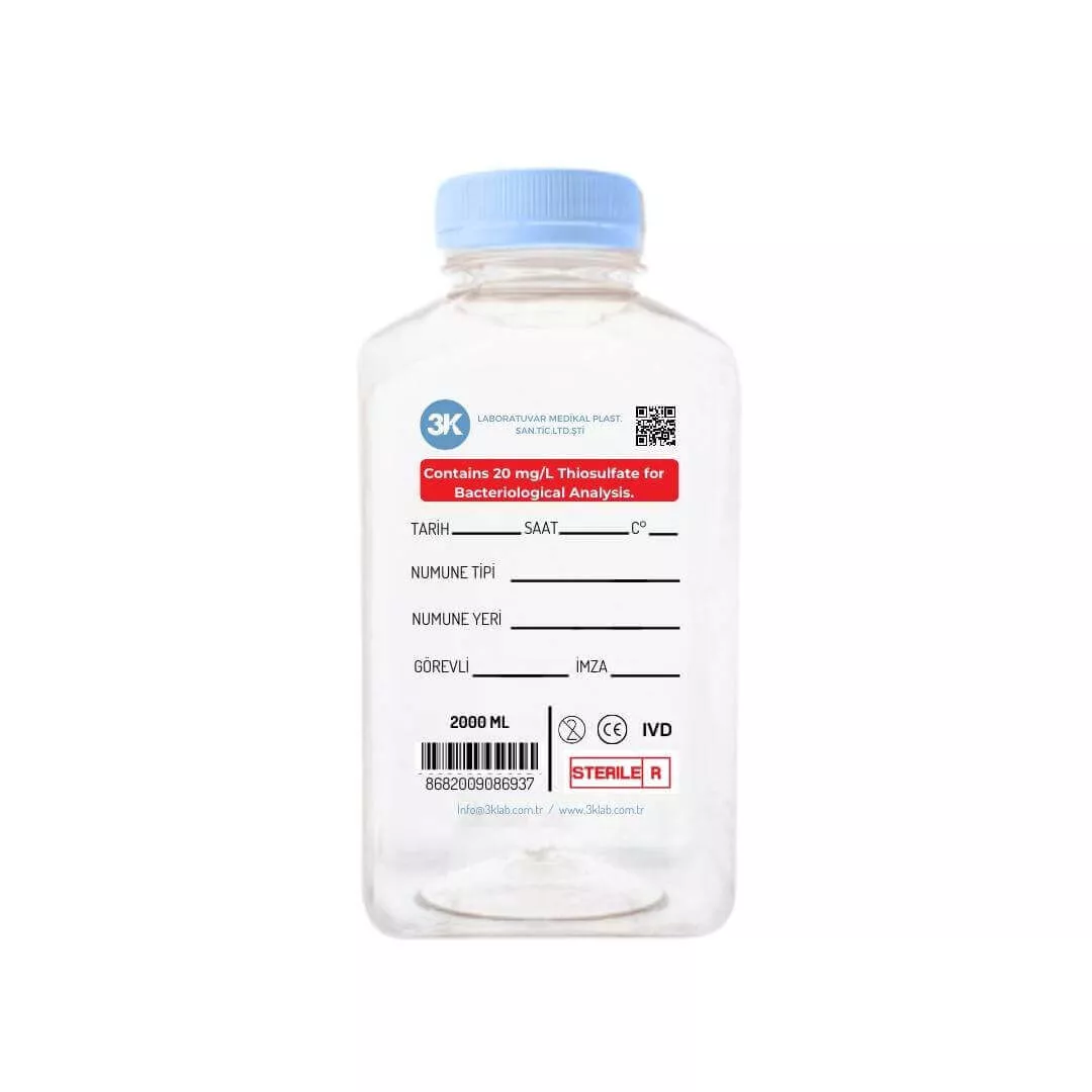 2.000 ml PET Water Sample Bottle