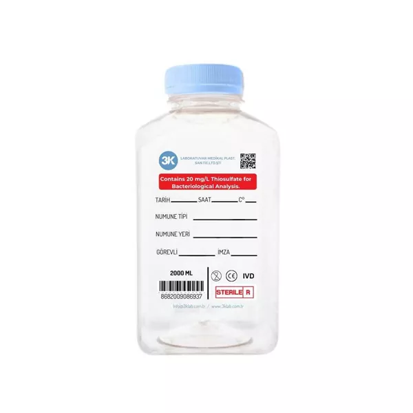 2.000 ml PET Water Sample Bottle