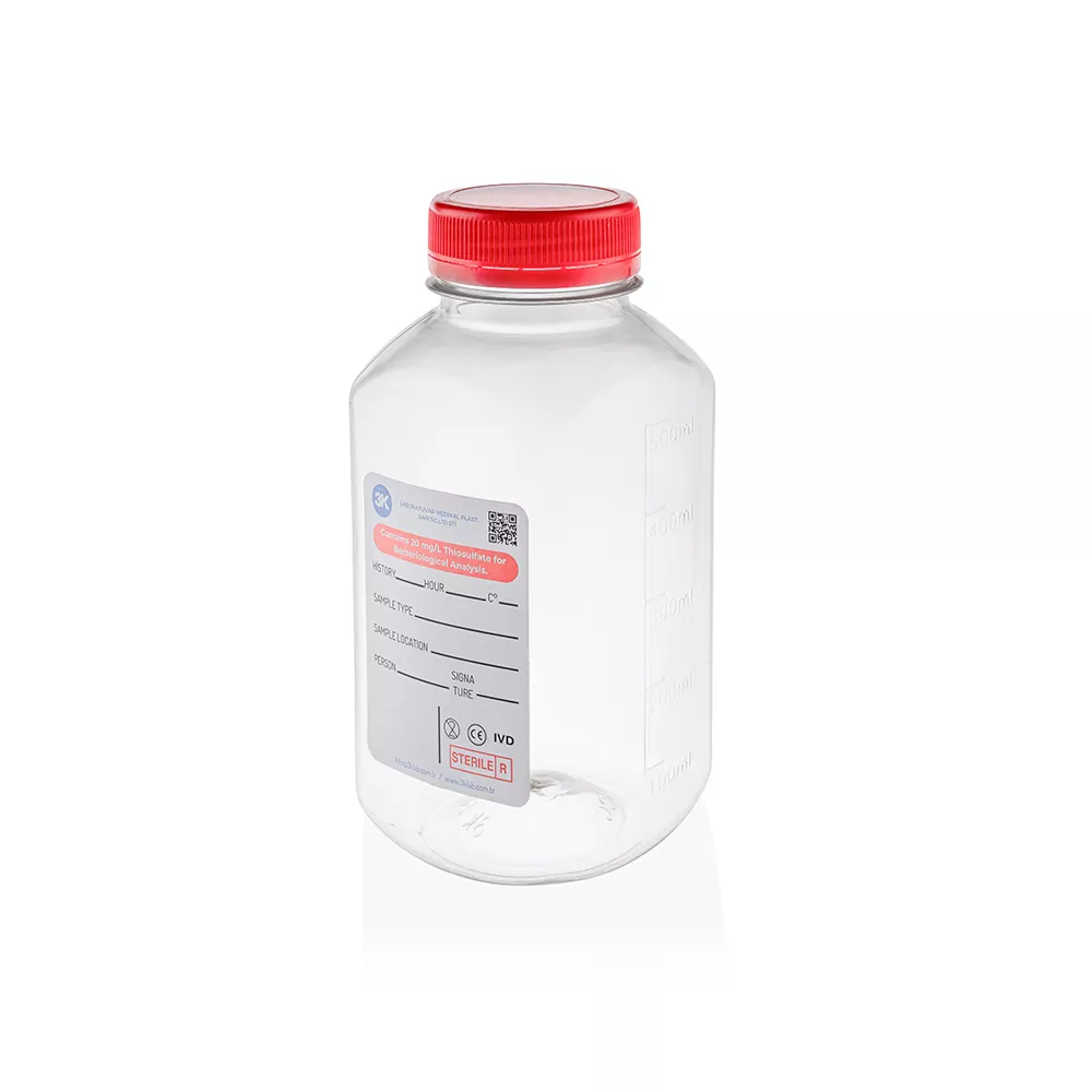 500 ml PET Water Sample Bottle